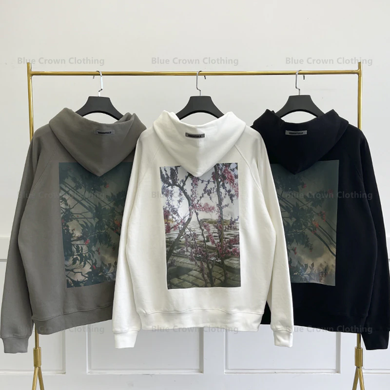 Fear Of God Essentials Flower Sweatshirts Hoodies 1