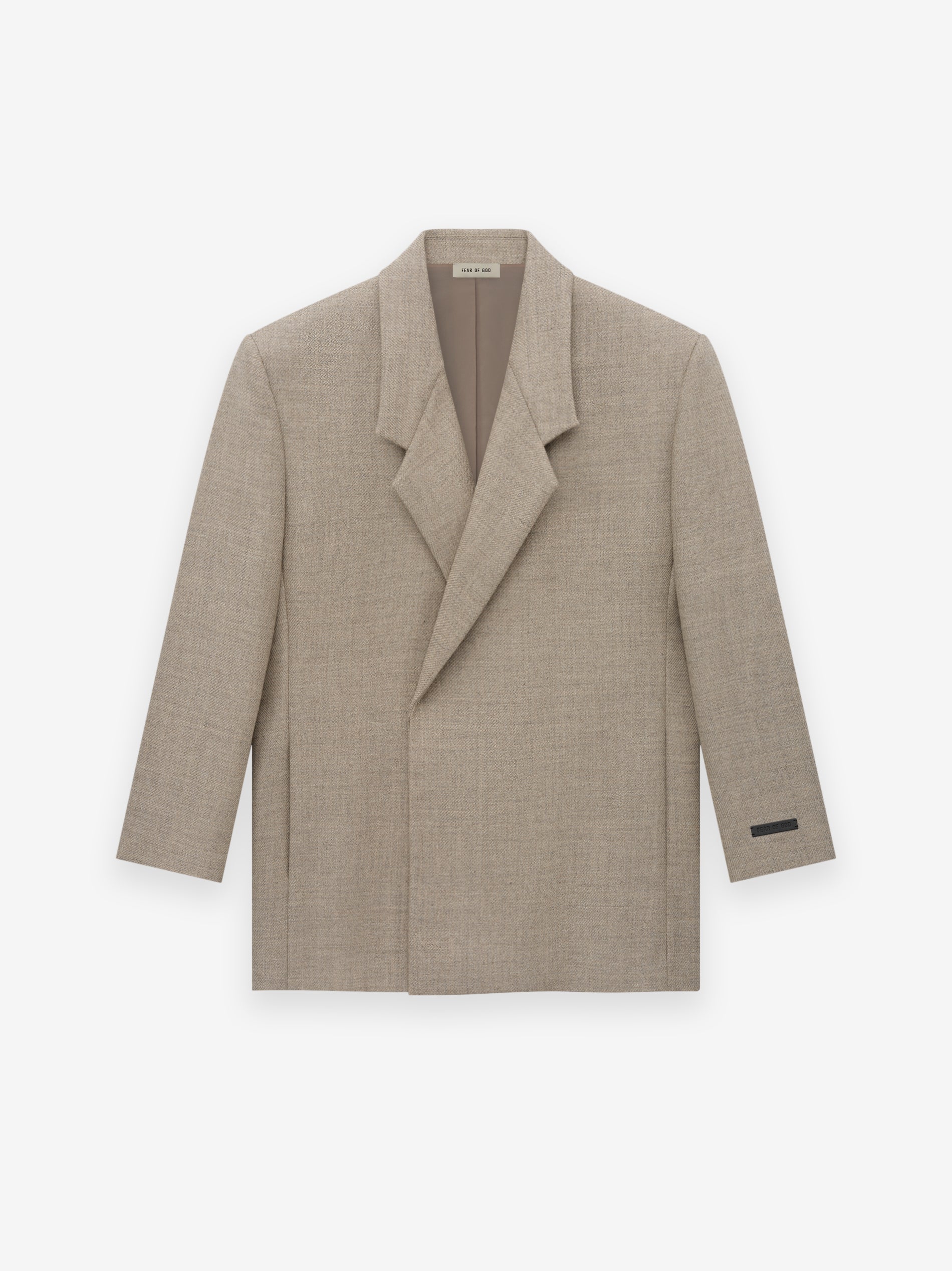 Heavy Wool Twill Relaxed Blazer