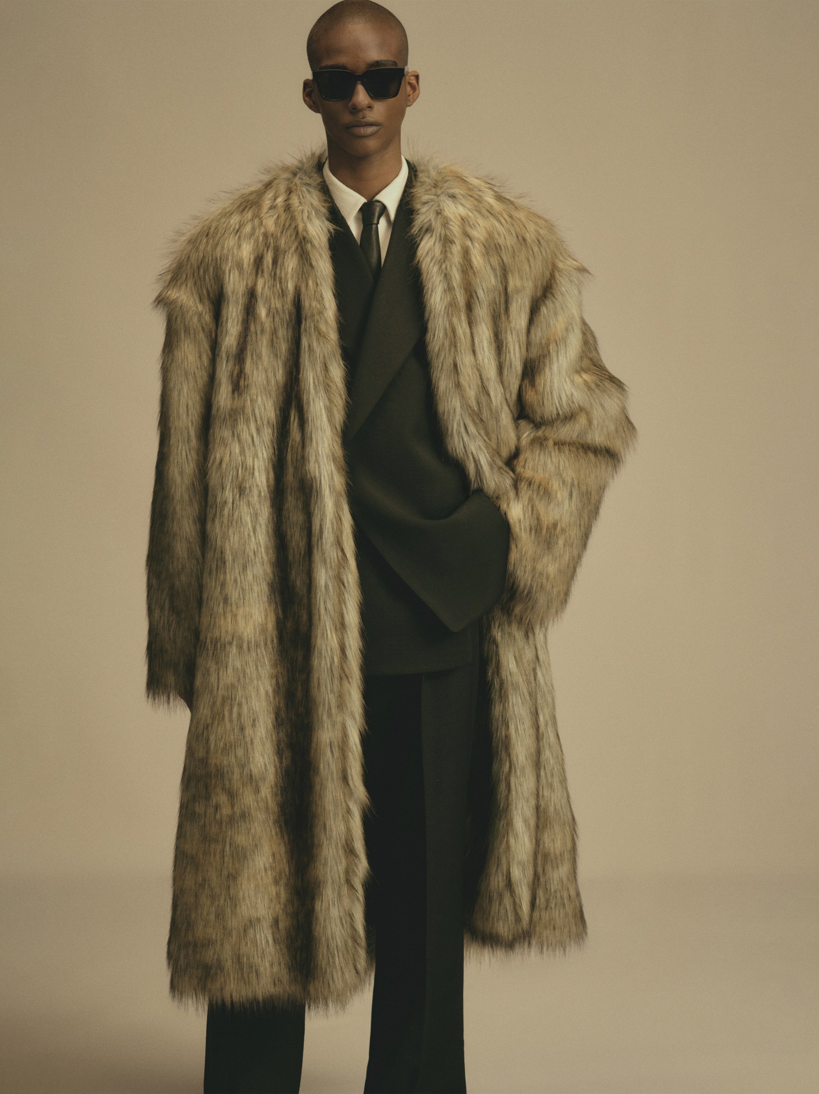 Satin Wool Double Breasted Blazer