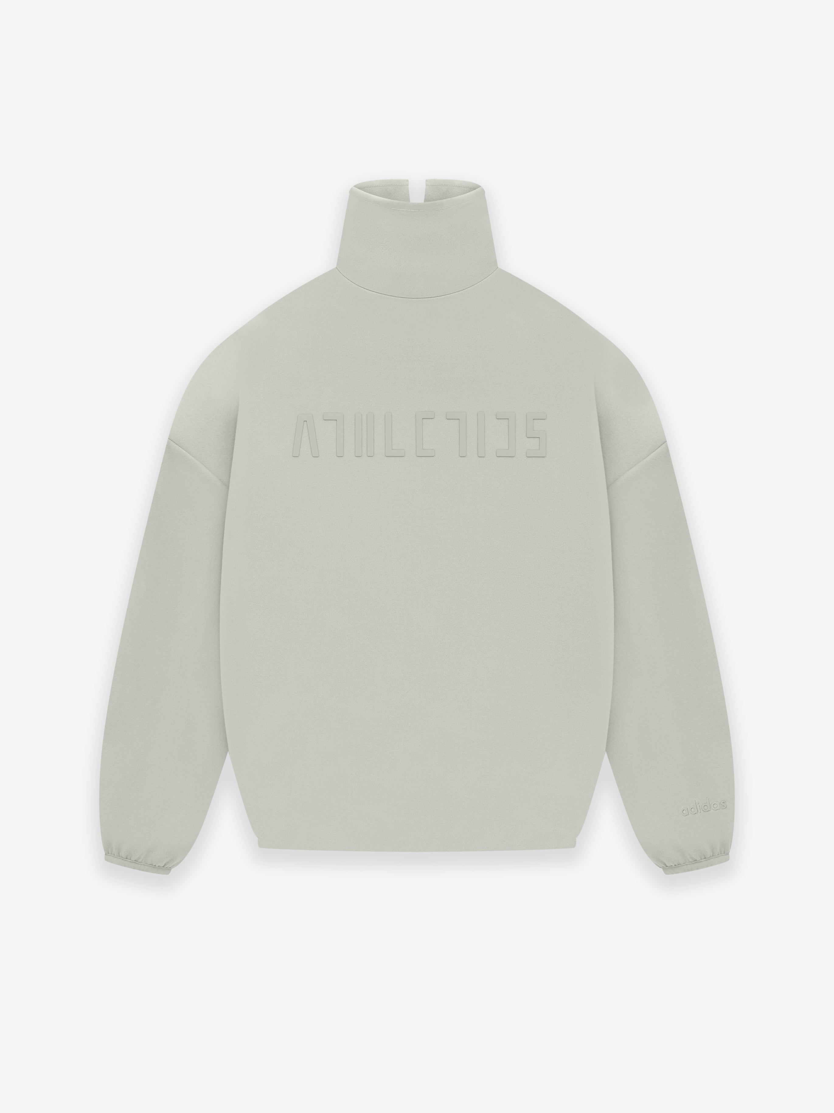 Womens Suede Fleece Mock Neck
