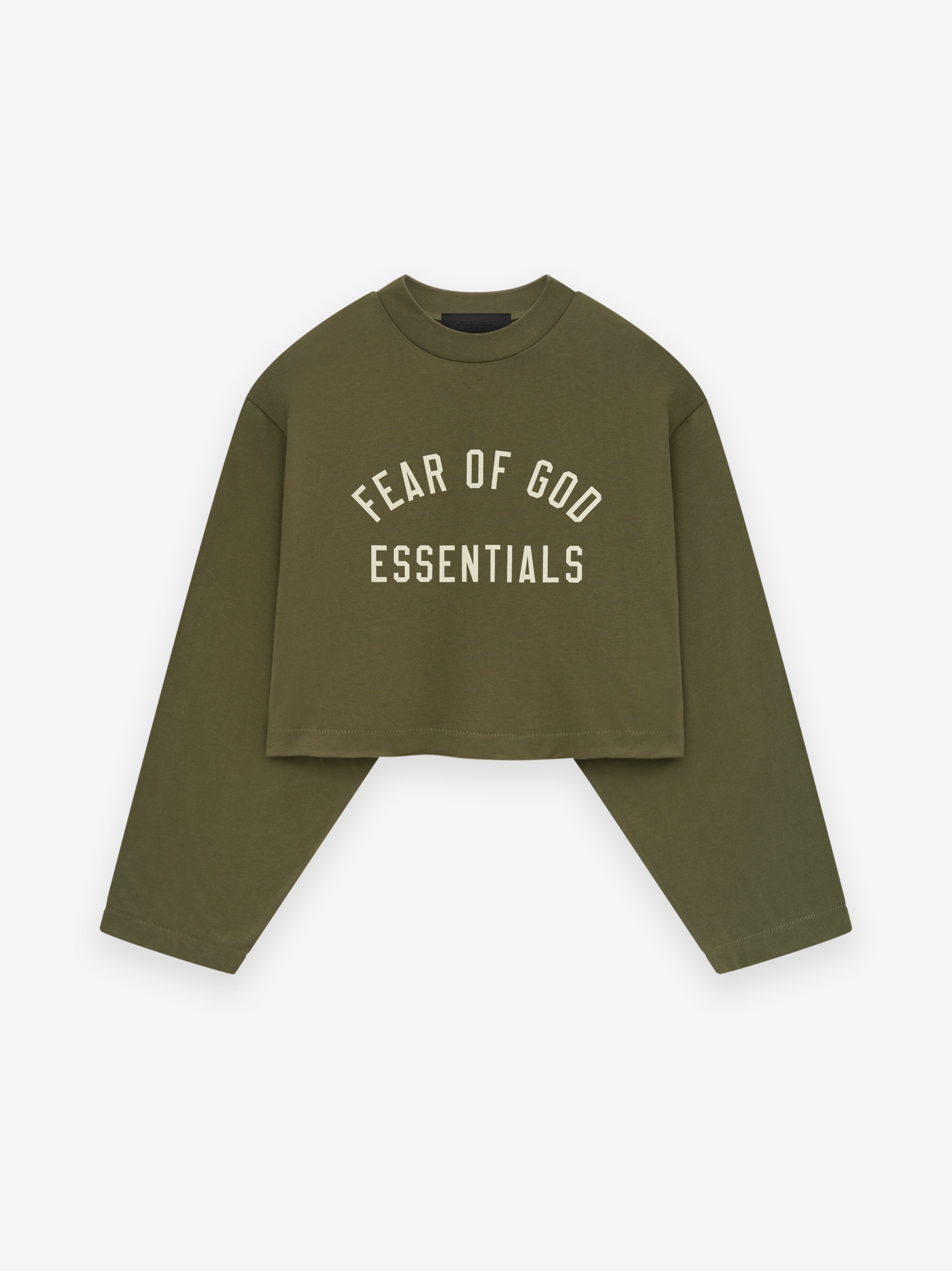 Womens Tri-Blend Cropped Longsleeve Shirt