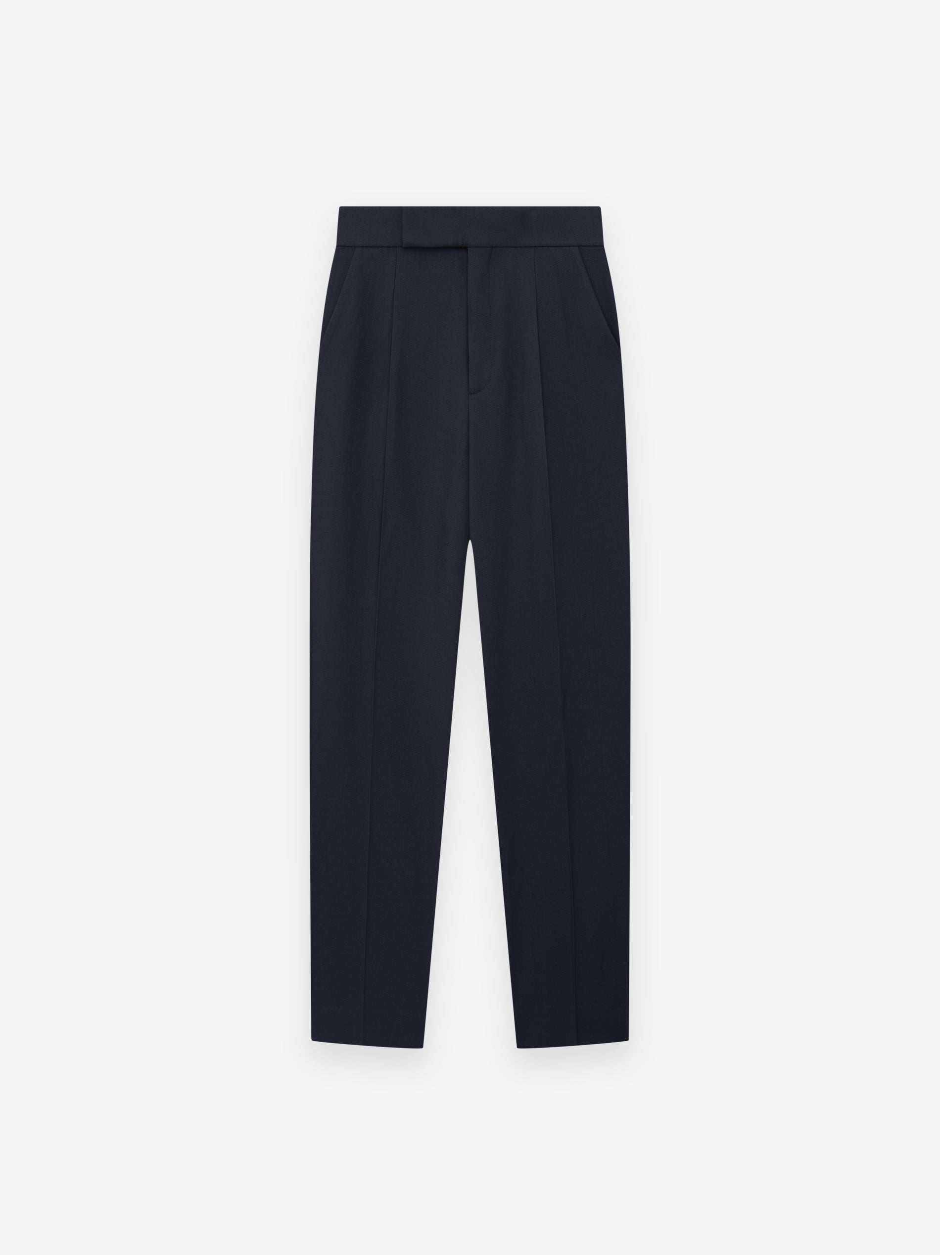 Wool Gabardine Single Pleat Trouser